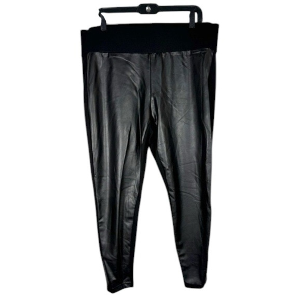 TORRID Black Faux Leather Leggings